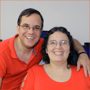 Helena Oliveira e Júlio Felipe